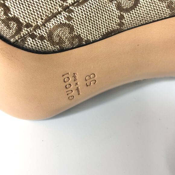 Vintage Gucci GG Monogram Horsebit Harness Ankle High Heeled Boots 5 - Picture 9 of 11